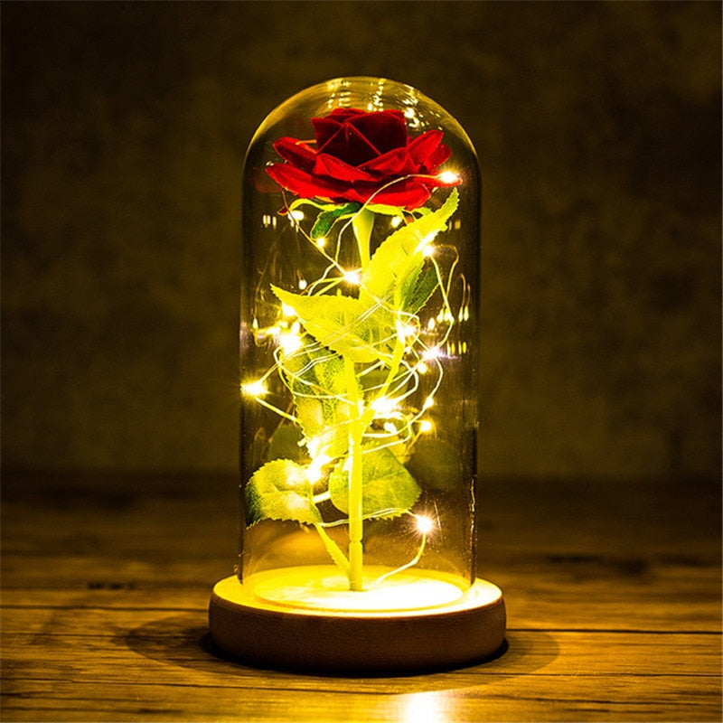 Rose LED Light Foil Flower - Orchid Unique