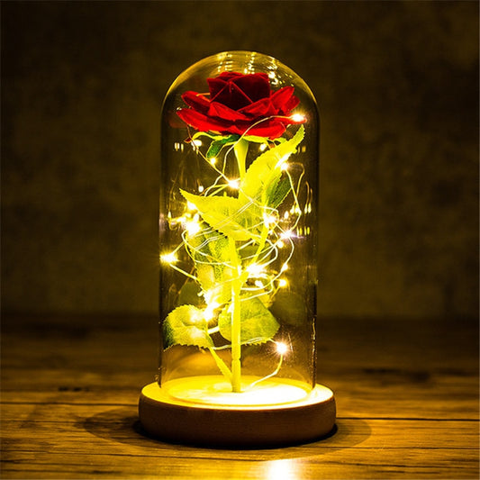Rose LED Light Foil Flower - Orchid Unique
