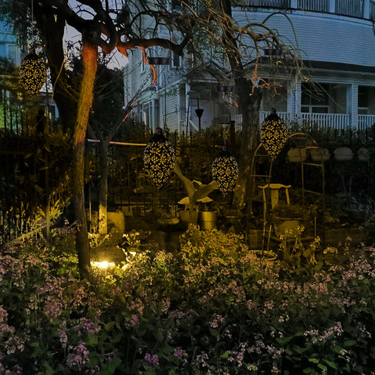 Solar Light LED Lantern Garland Waterproof - Orchid Unique