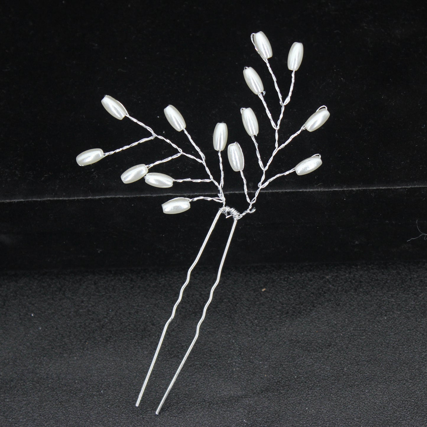 Women U-shaped Pin Metal Barrette Clip Hairpins Simulated Pearl Bridal Tiara Hair Accessories Wedding Hairstyle Design Tools - Orchid Unique