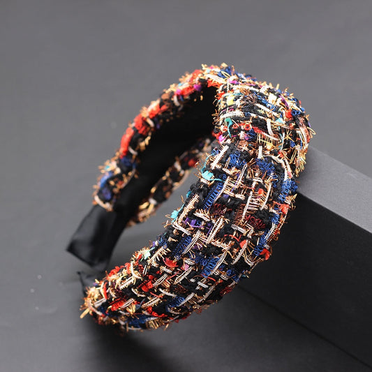 Color Fabric Casual Headband - Orchid Unique