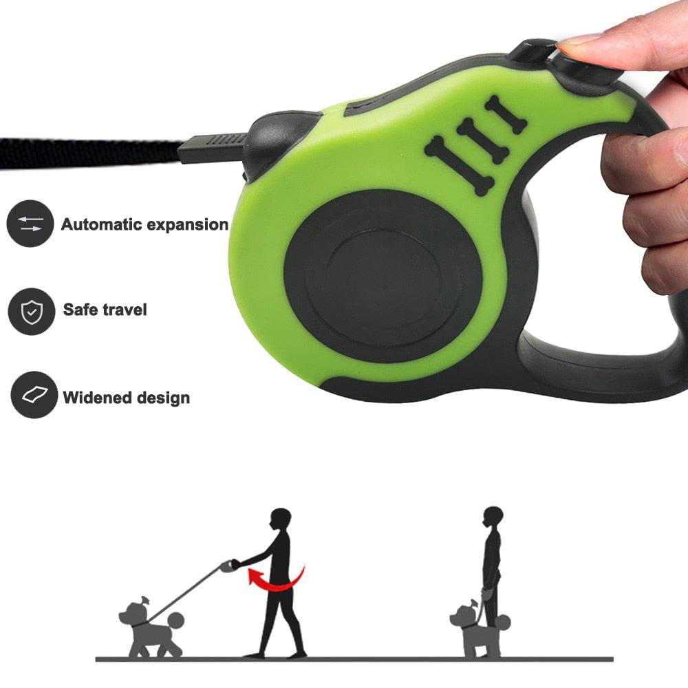Retractable durable dog leash - Orchid Unique