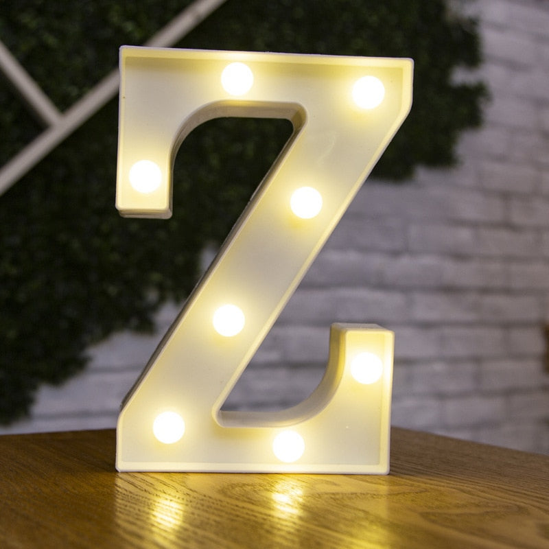 Luxury Alphabet Letter LED Lights - Orchid Unique