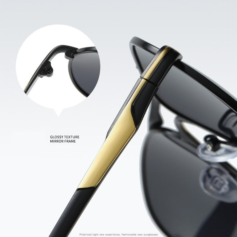 Luxury Pilot Polarized Sunglasses - Orchid Unique