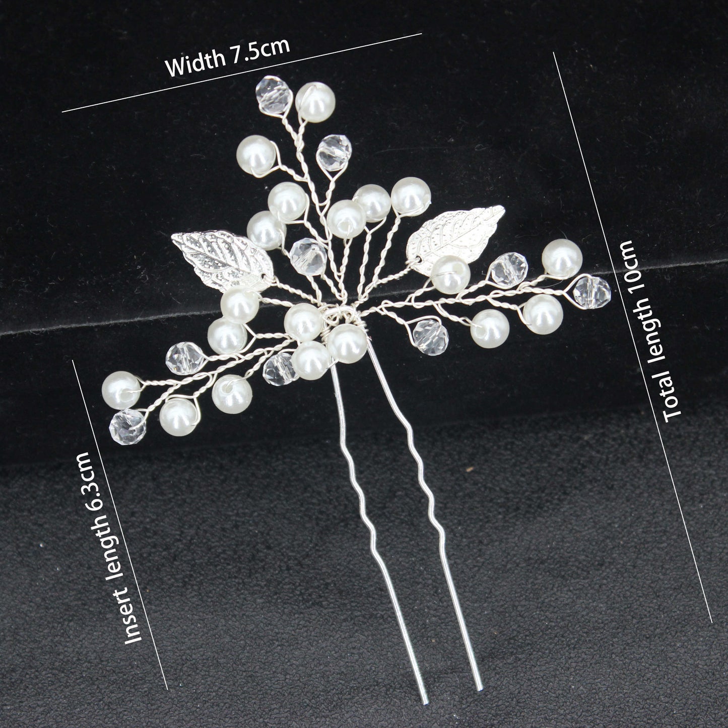 Women U-shaped Pin Metal Barrette Clip Hairpins Simulated Pearl Bridal Tiara Hair Accessories Wedding Hairstyle Design Tools - Orchid Unique