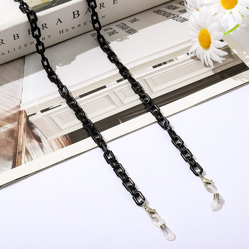 Bohemia Amber Acrylic Glasses Chain - Orchid Unique