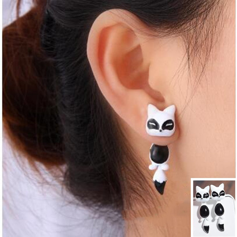 Cute Animal Creative Handmade Earrings - Orchid Unique