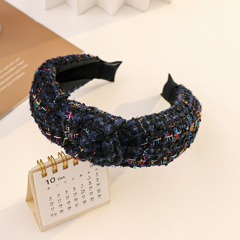 Color Fabric Casual Headband - Orchid Unique