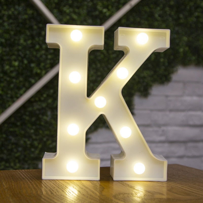Luxury Alphabet Letter LED Lights - Orchid Unique