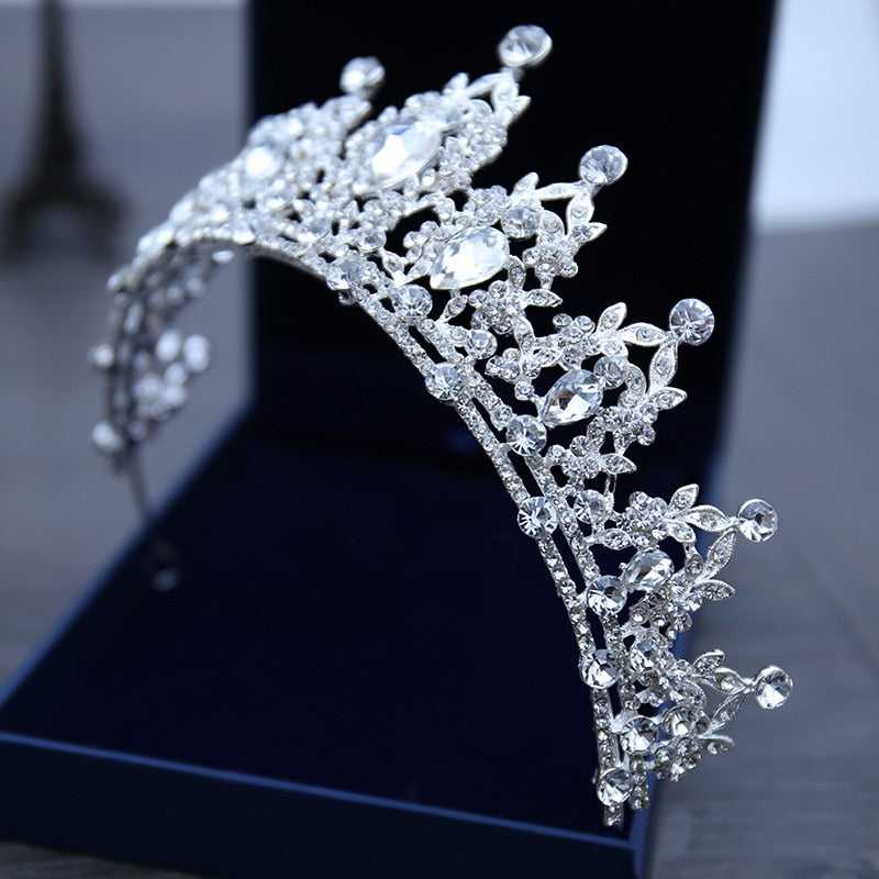 Hair Tiara Crystal Bridal Tiara Crown - Orchid Unique