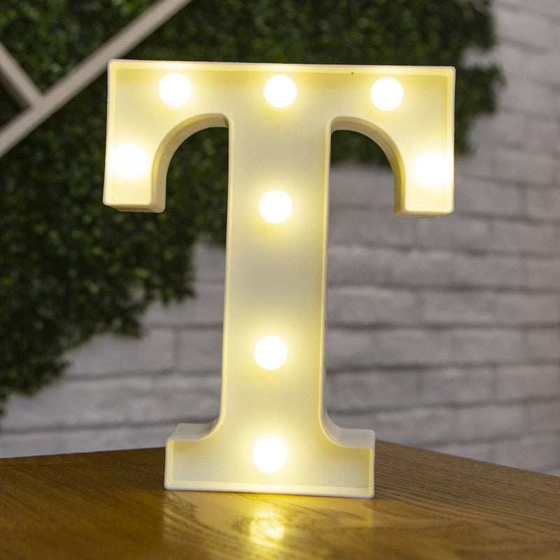 Luxury Alphabet Letter LED Lights - Orchid Unique