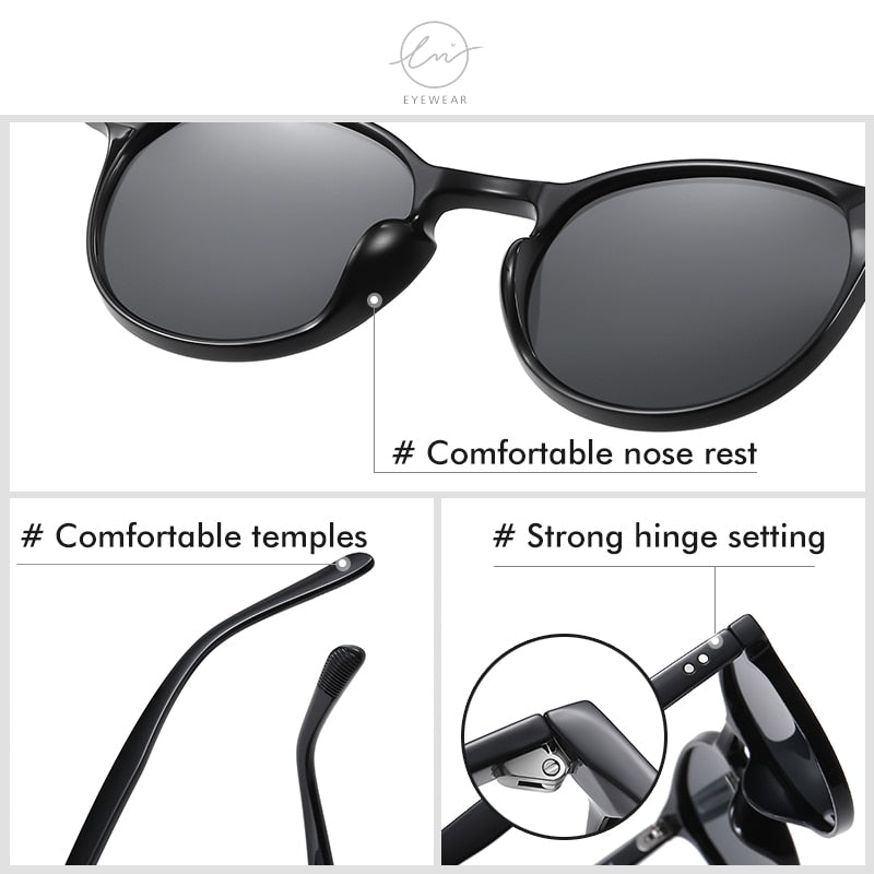 Retro Round Sunglasses - Orchid Unique