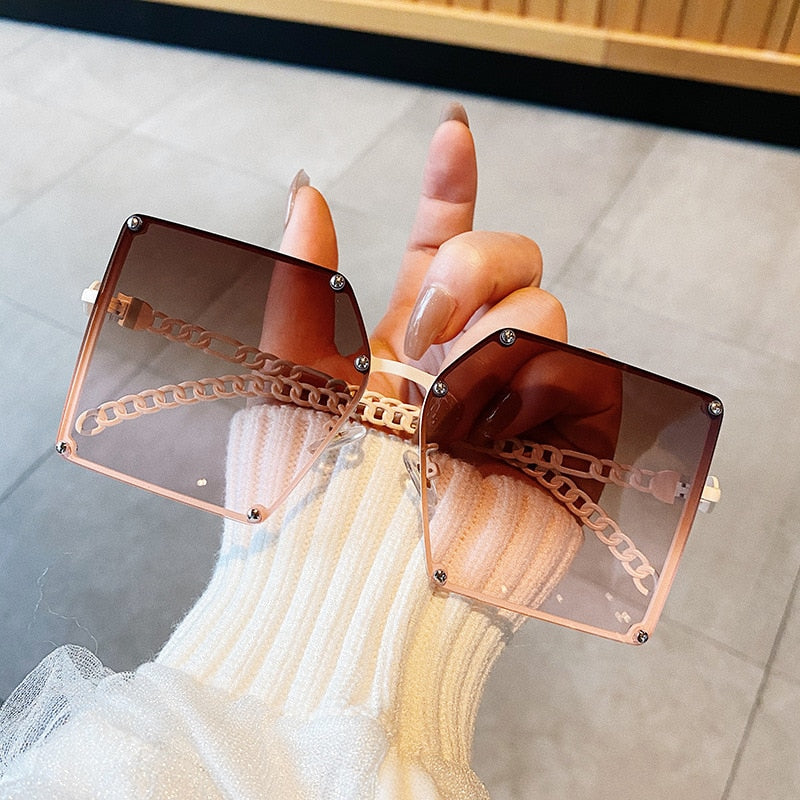 Oversize Sunglasses - Orchid Unique