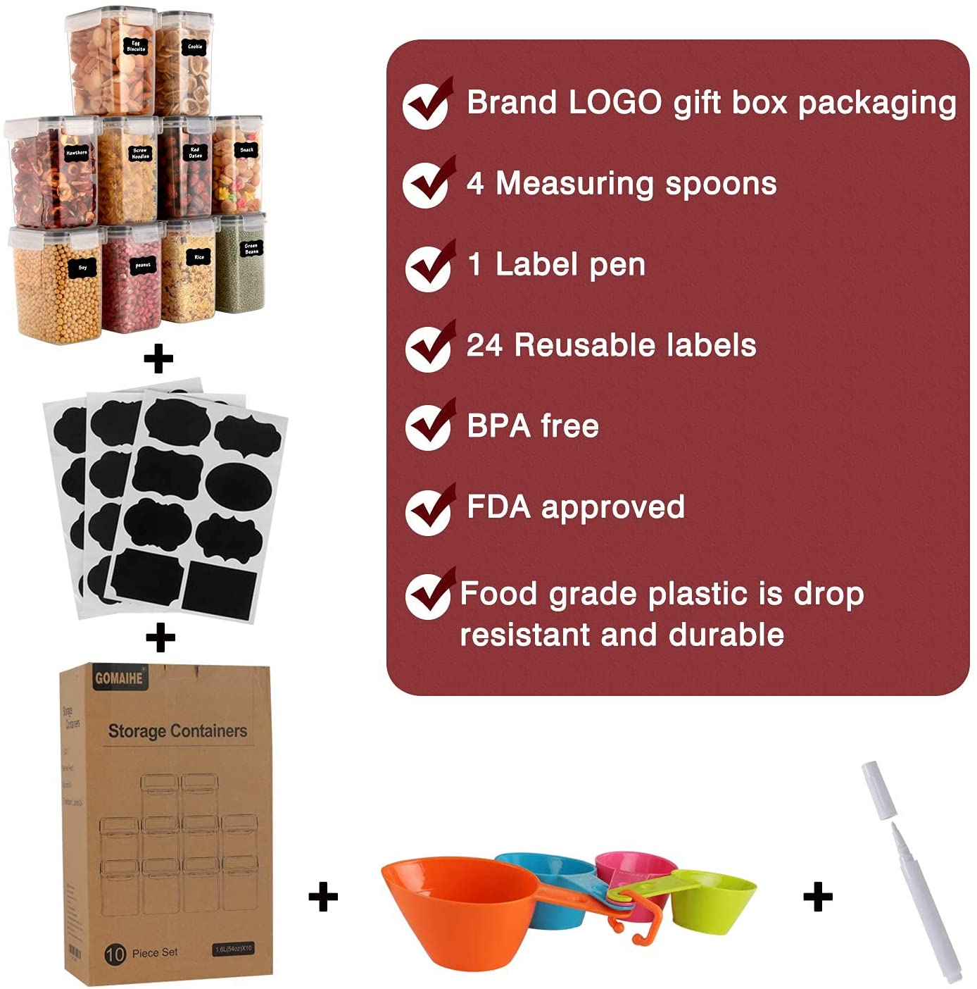 Food containers - Orchid Unique