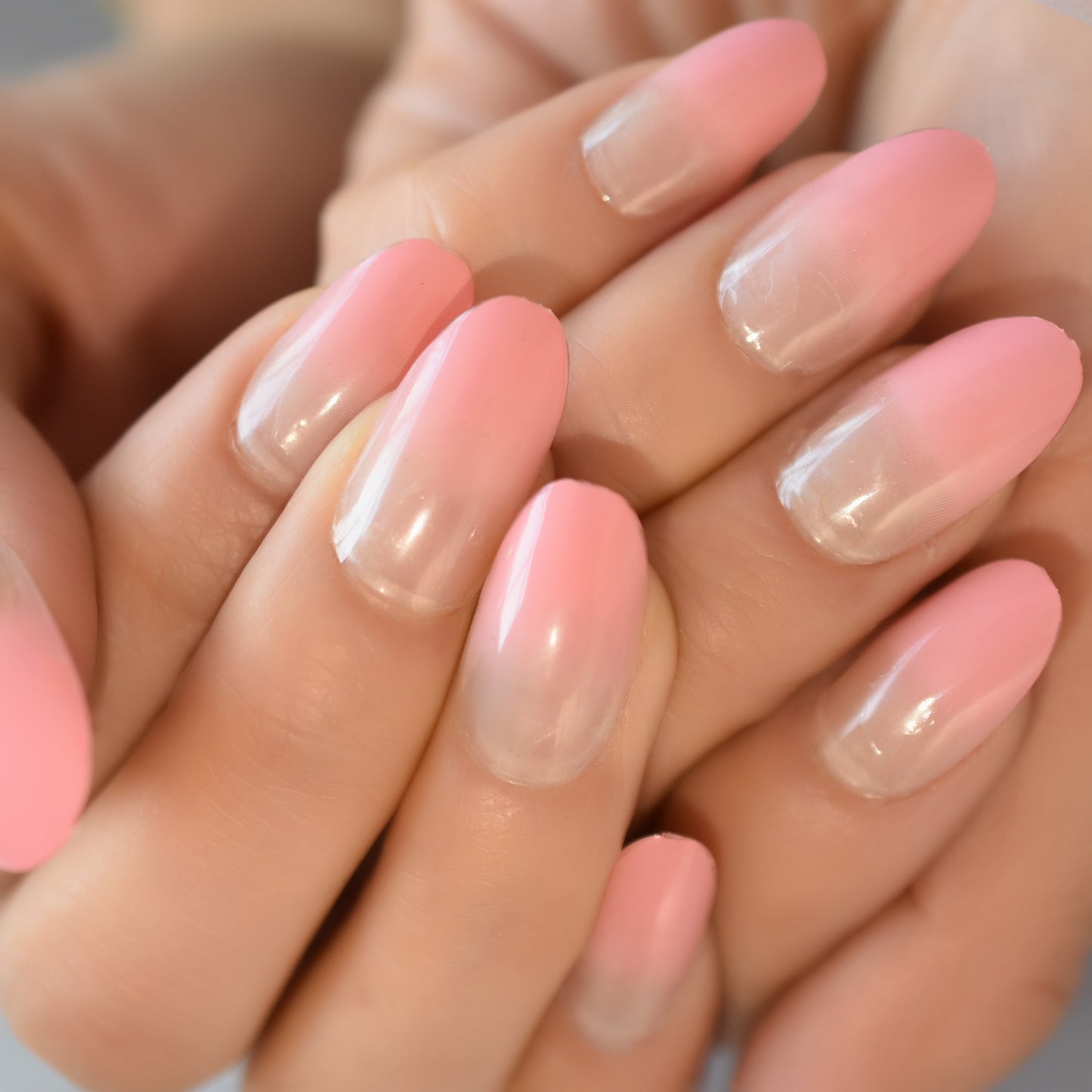 Round Fake Nail Tips - Orchid Unique
