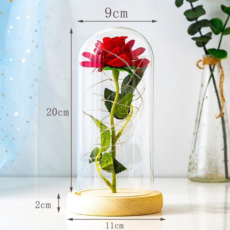 Rose LED Light Foil Flower - Orchid Unique