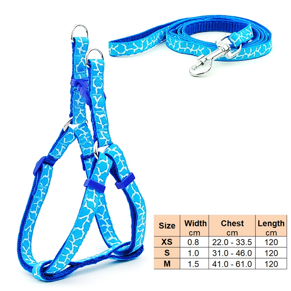 Adjustable small dog and cat harness - Orchid Unique
