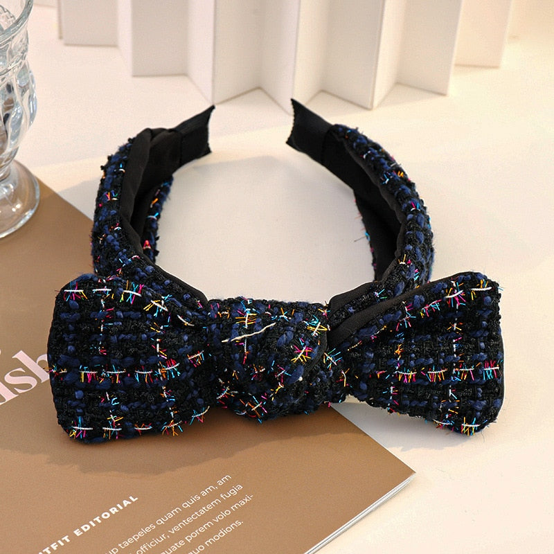 Color Fabric Casual Headband - Orchid Unique