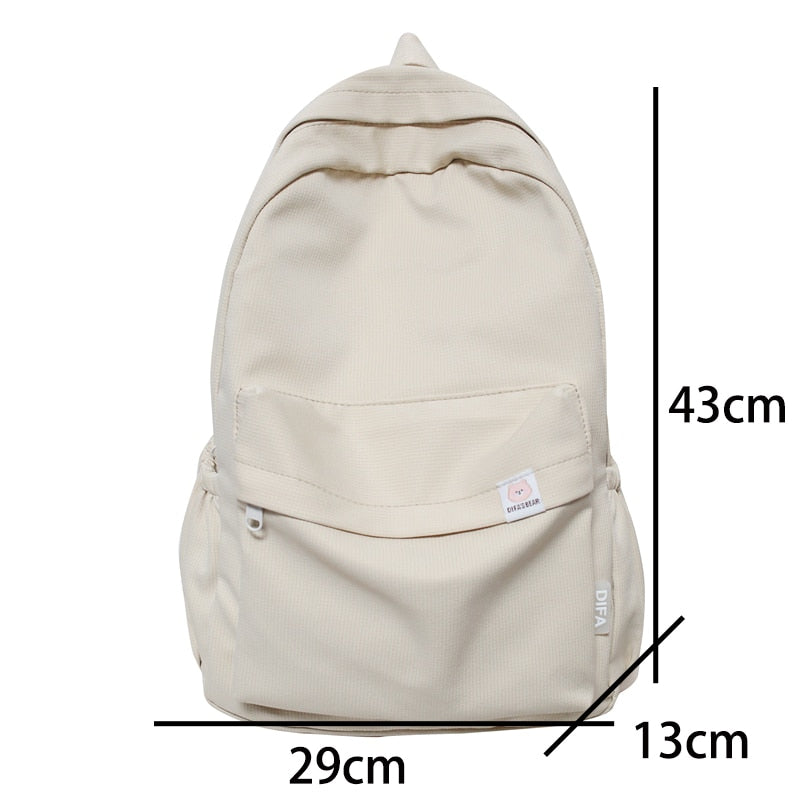 Waterproof Women Backpack and Schoolbag - Orchid Unique