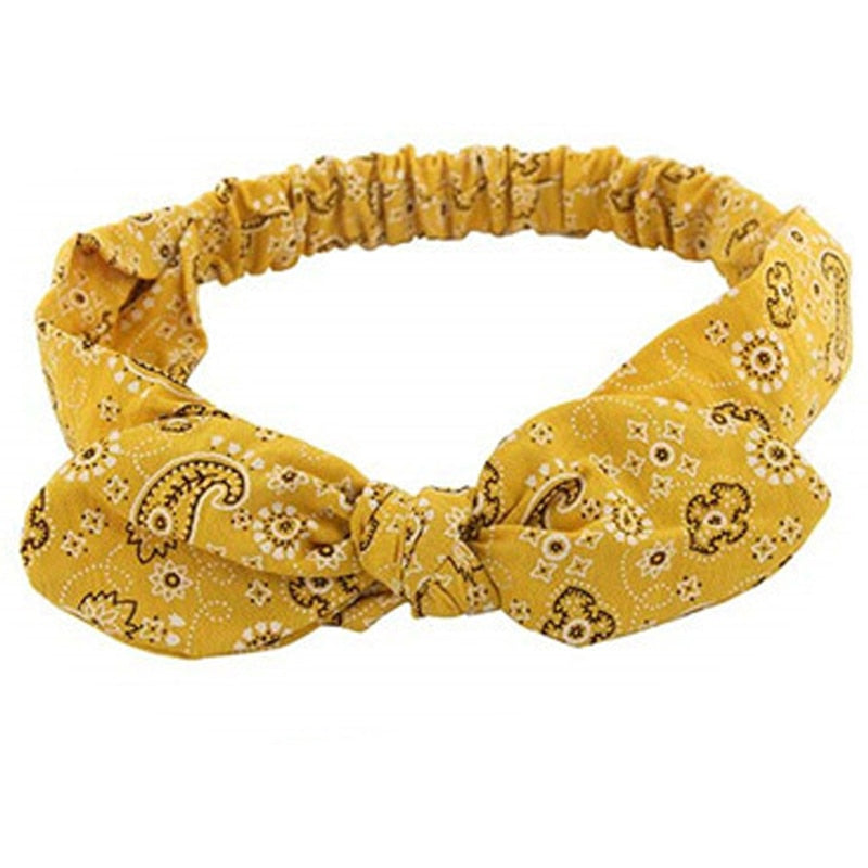 Vintage Cross Knot Elastic Hairbands - Orchid Unique