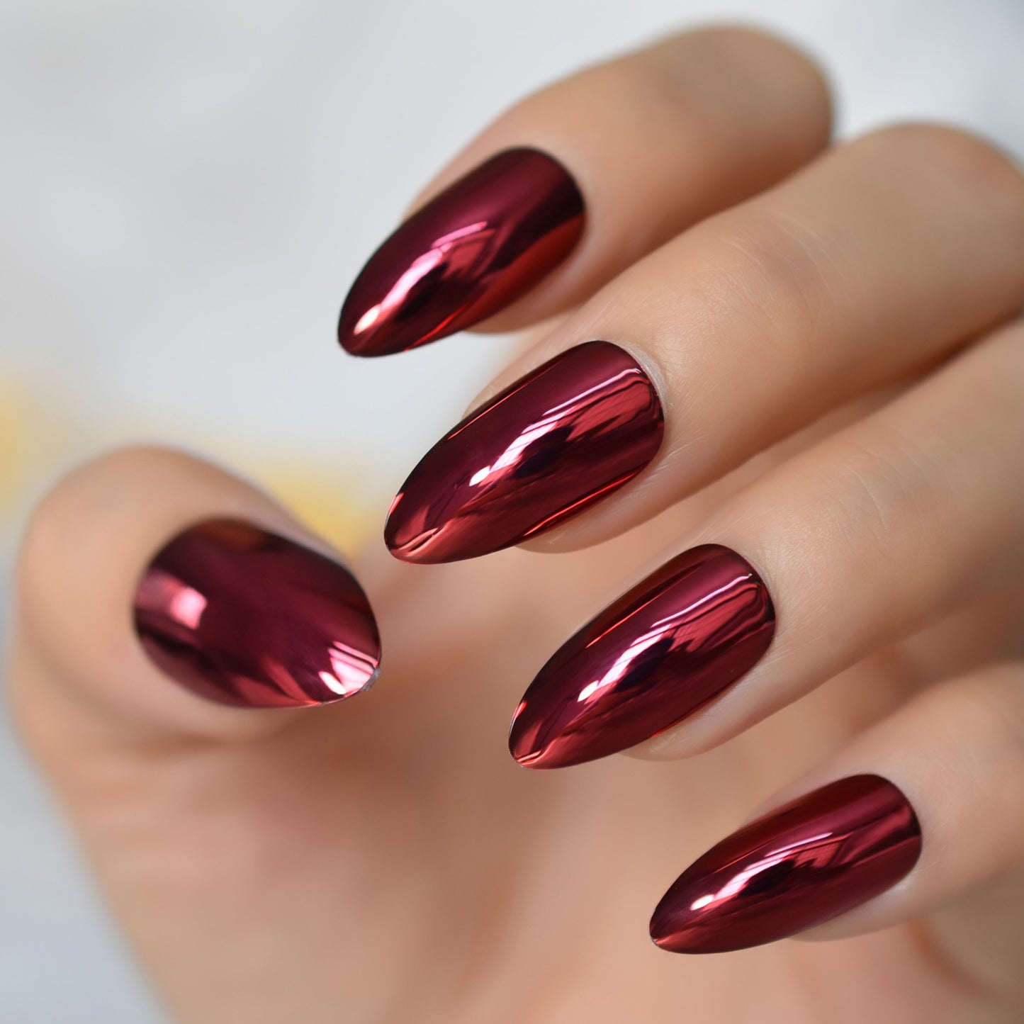Round Fake Nail Tips - Orchid Unique