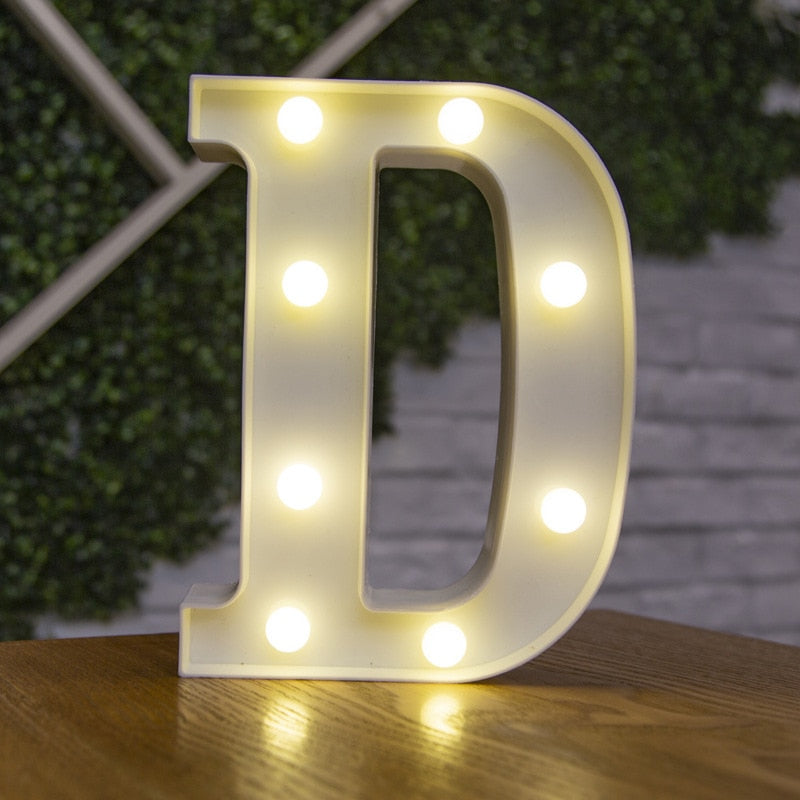 Luxury Alphabet Letter LED Lights - Orchid Unique