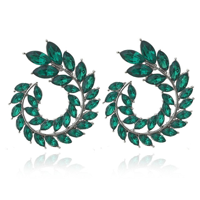 XIYANIKE 10 Colors Rhinestone Statement Earrings - Orchid Unique
