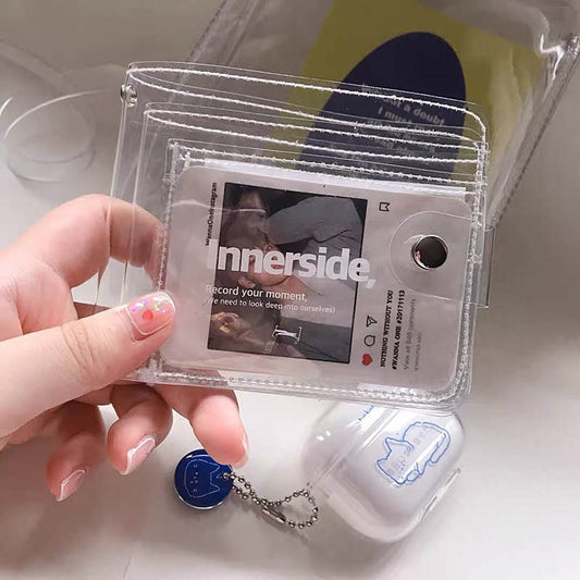 Transparent Waterproof Wallet - Orchid Unique