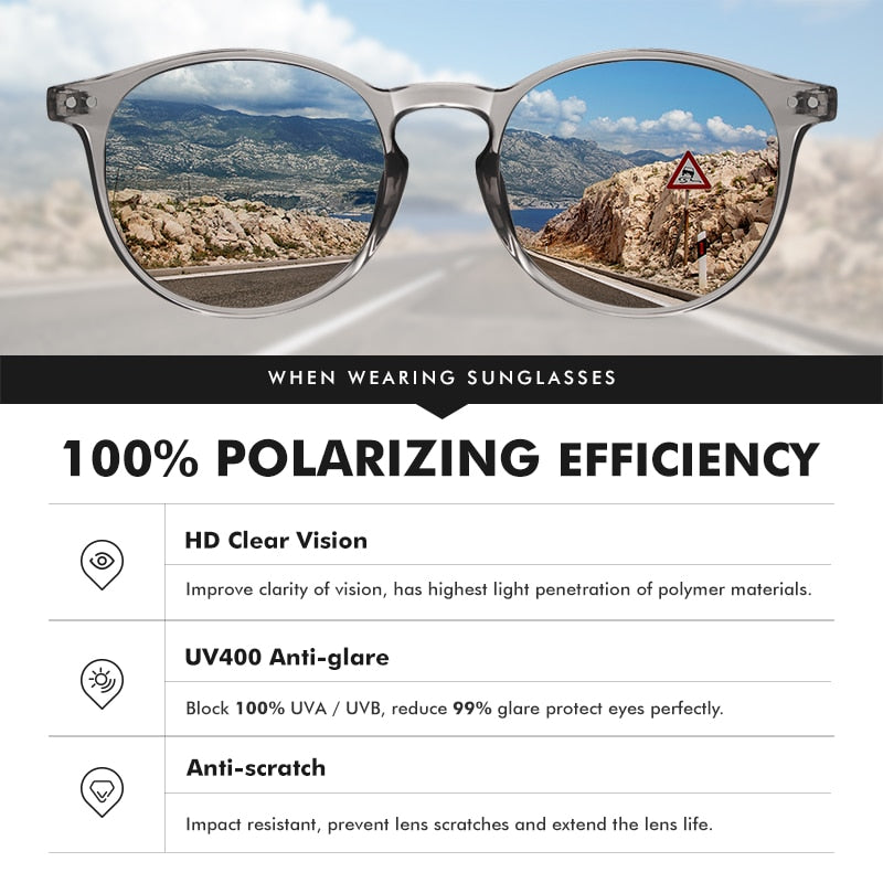 Retro Round Sunglasses - Orchid Unique