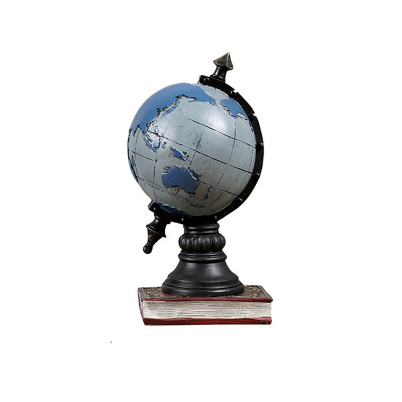 Porch Globe Desktop Clock for Decoration - Orchid Unique