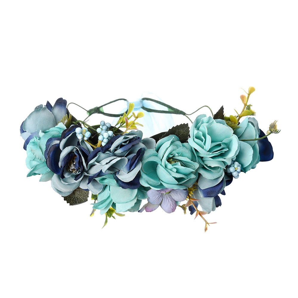 Molans Spring Bohemian Flower Crowns - Orchid Unique