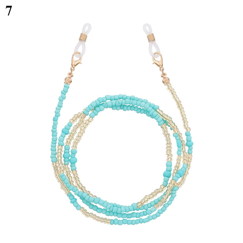 Bohemian Colored Glasses Chains - Orchid Unique
