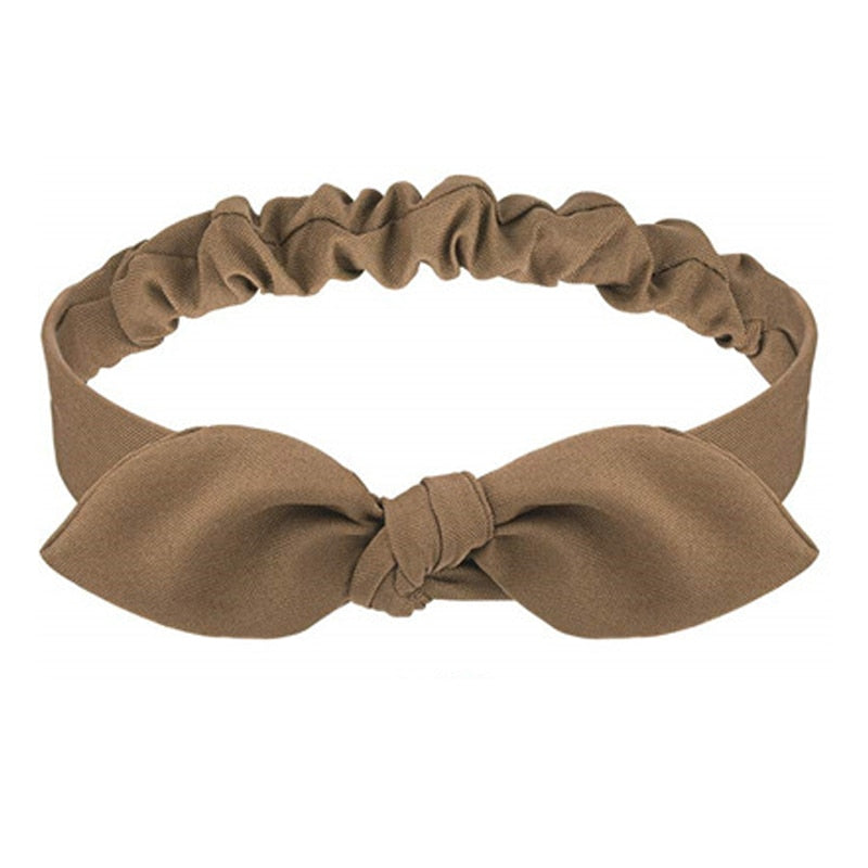 Vintage Cross Knot Elastic Hairbands - Orchid Unique