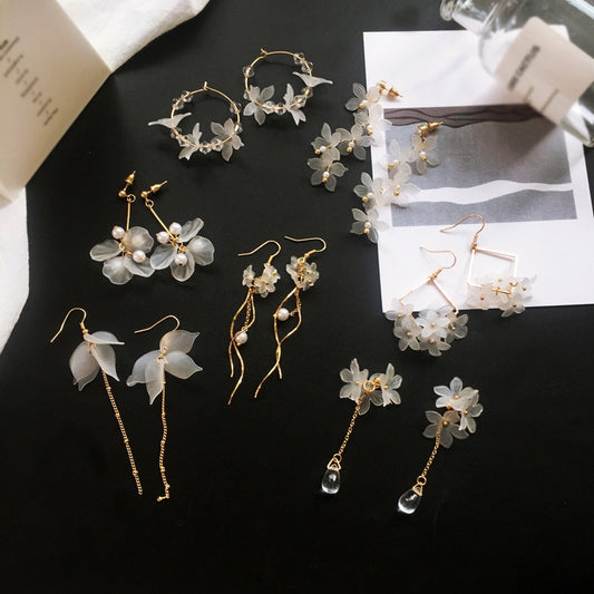 Flower Handmade Bohemia Earrings - Orchid Unique