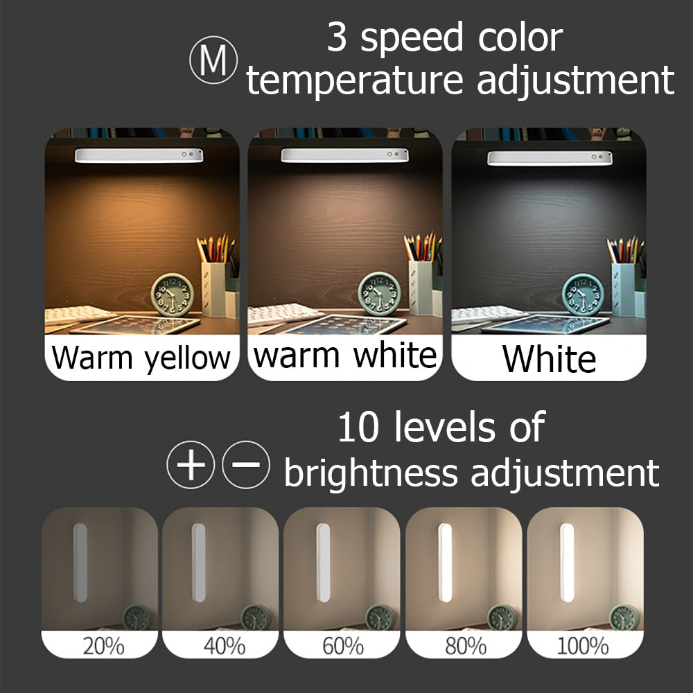 No Drilling/Magnetic Bedroom Bedside Remote Control Night Light - Orchid Unique