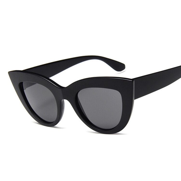 Round Cat Eye Style Sunglasses - Orchid Unique