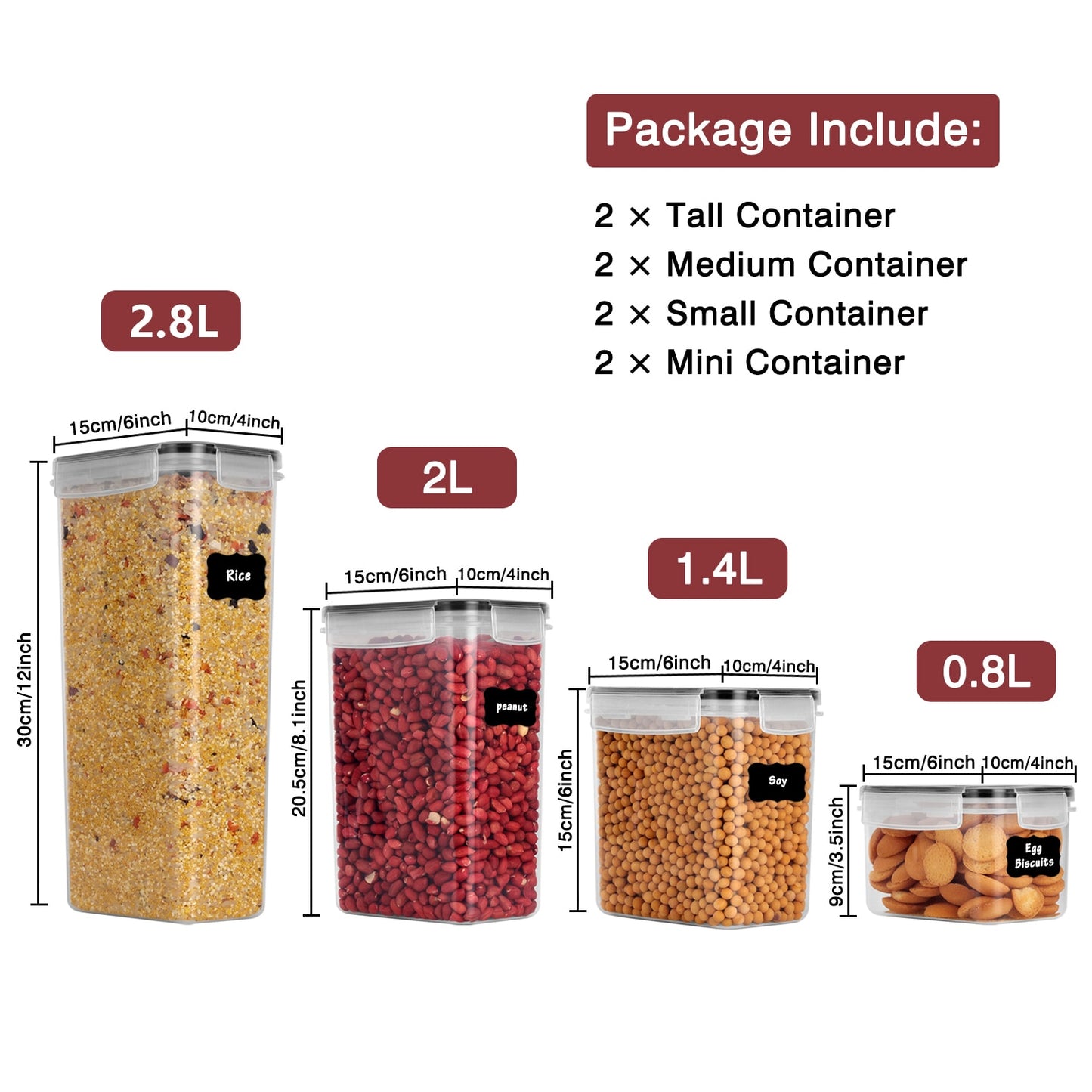 Food containers - Orchid Unique