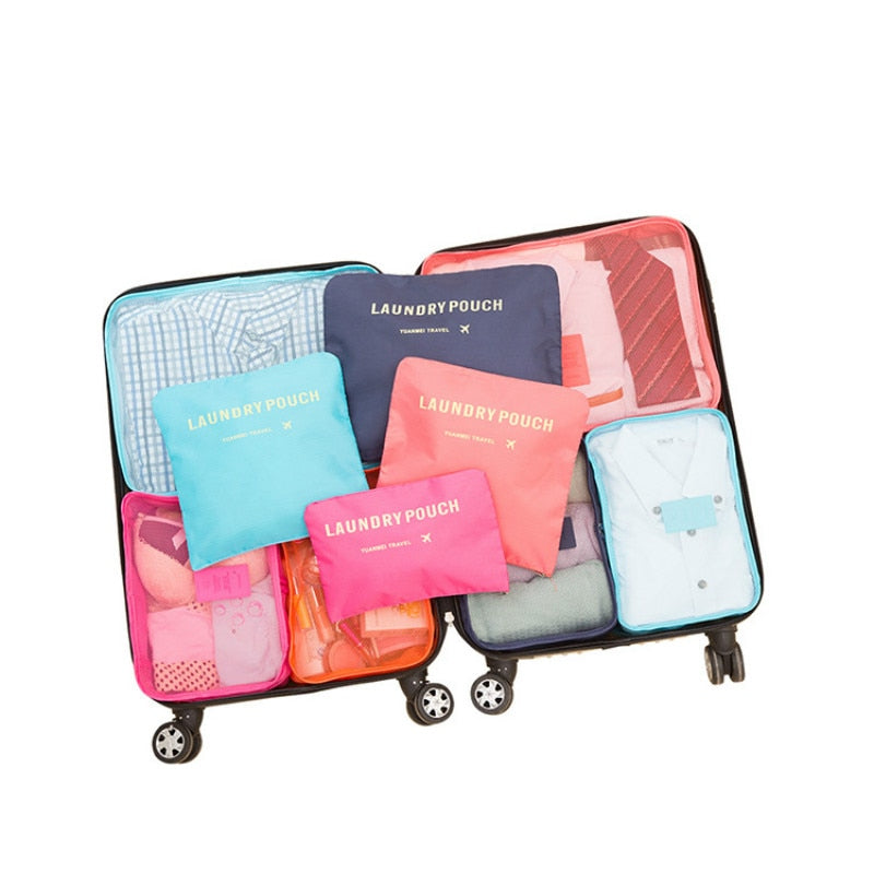 6 PCS Travel Storage Bag - Orchid Unique