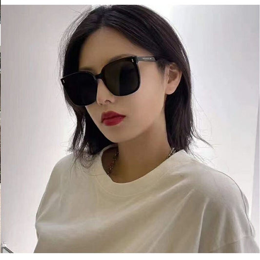 OLOEY New Sunglasses Women Luxury Designer Vintage Square Sun Glasses Classic Eyewear for Lady UV400 Big Frame - Orchid Unique