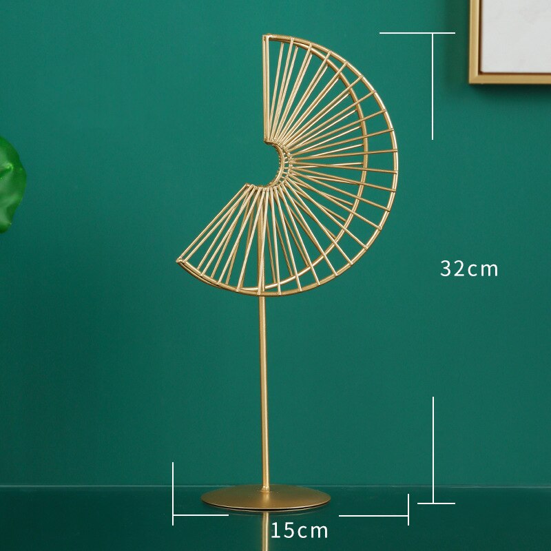Vase + Nordic Iron Art Golden Ginkgo Leaf Plant - Orchid Unique