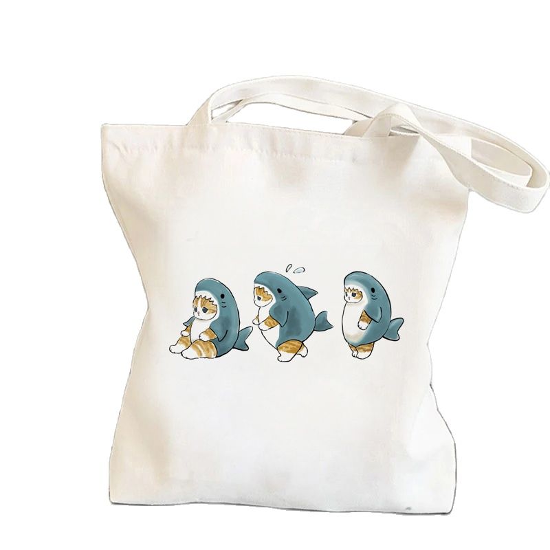 Cat Shark Shopping Bag - Orchid Unique