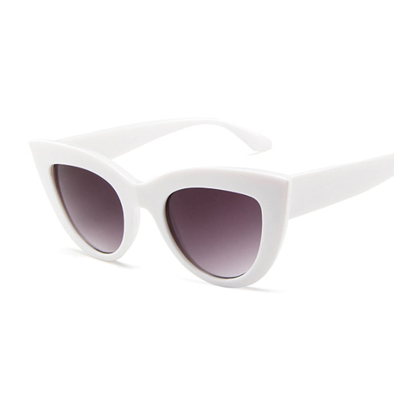 Round Cat Eye Style Sunglasses - Orchid Unique