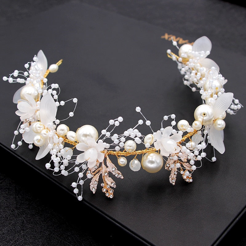 Gorgeous Flower Headbands Braided Hair - Orchid Unique