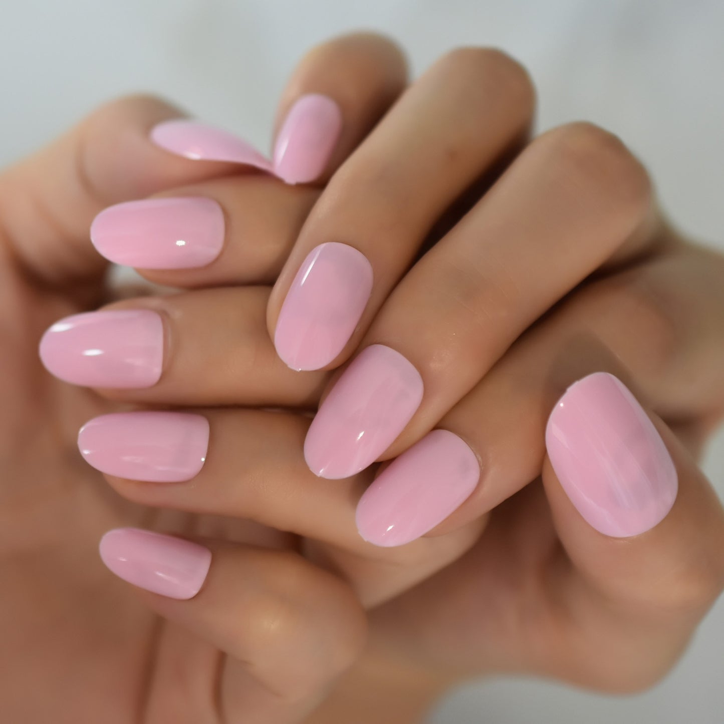 Round Fake Nail Tips - Orchid Unique