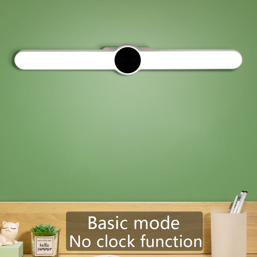 No Drilling /Magnetic Clock Lamp - Orchid Unique