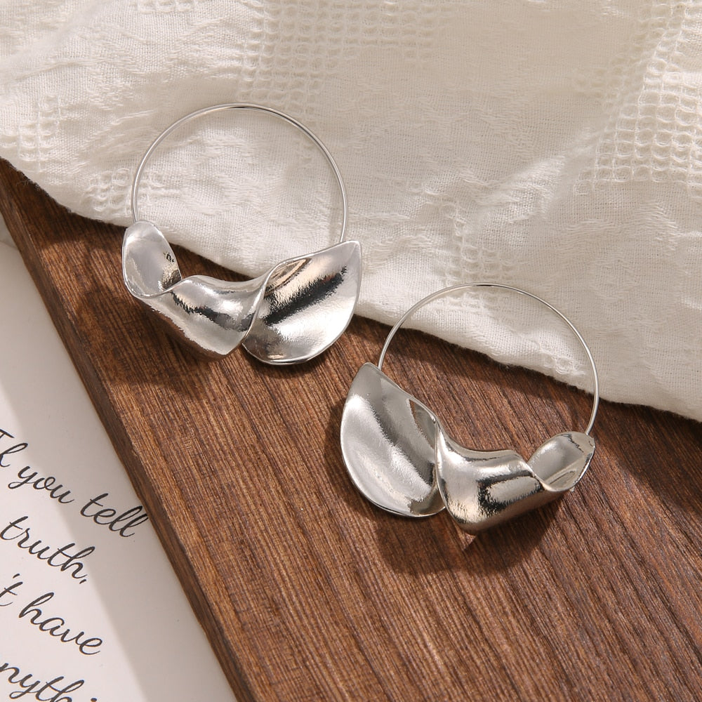 Trendy Attractive Big Earrings - Orchid Unique