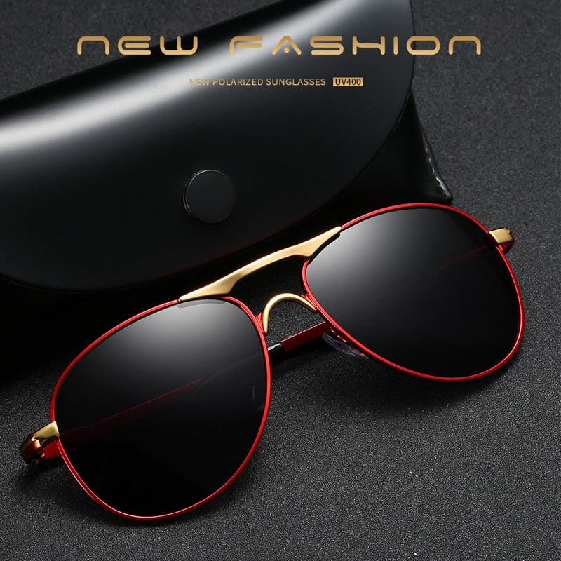 Luxury Pilot Polarized Sunglasses - Orchid Unique