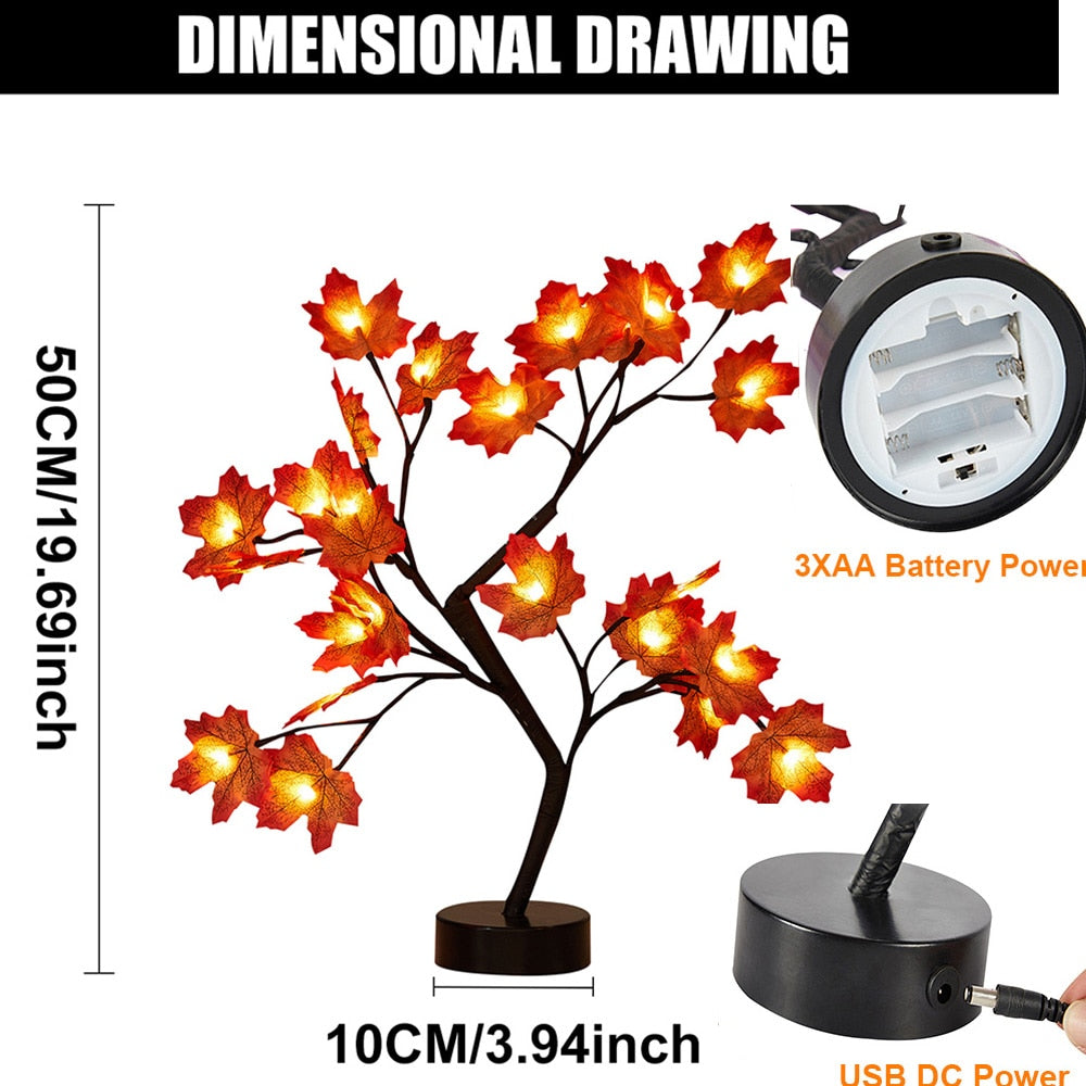Bonsai Tree Night Lights - Orchid Unique