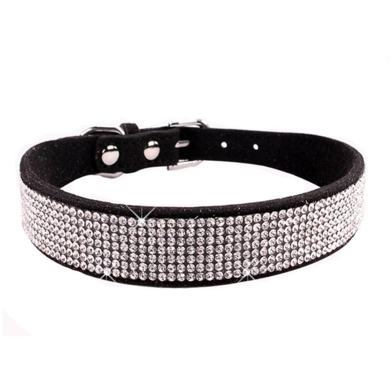 Crystal Glitter Rhinestone Pet Collar - Orchid Unique