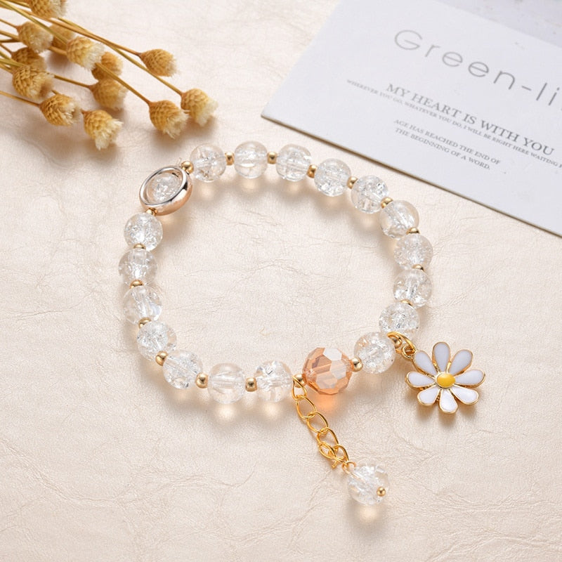 Cute beads Bracelet - Orchid Unique